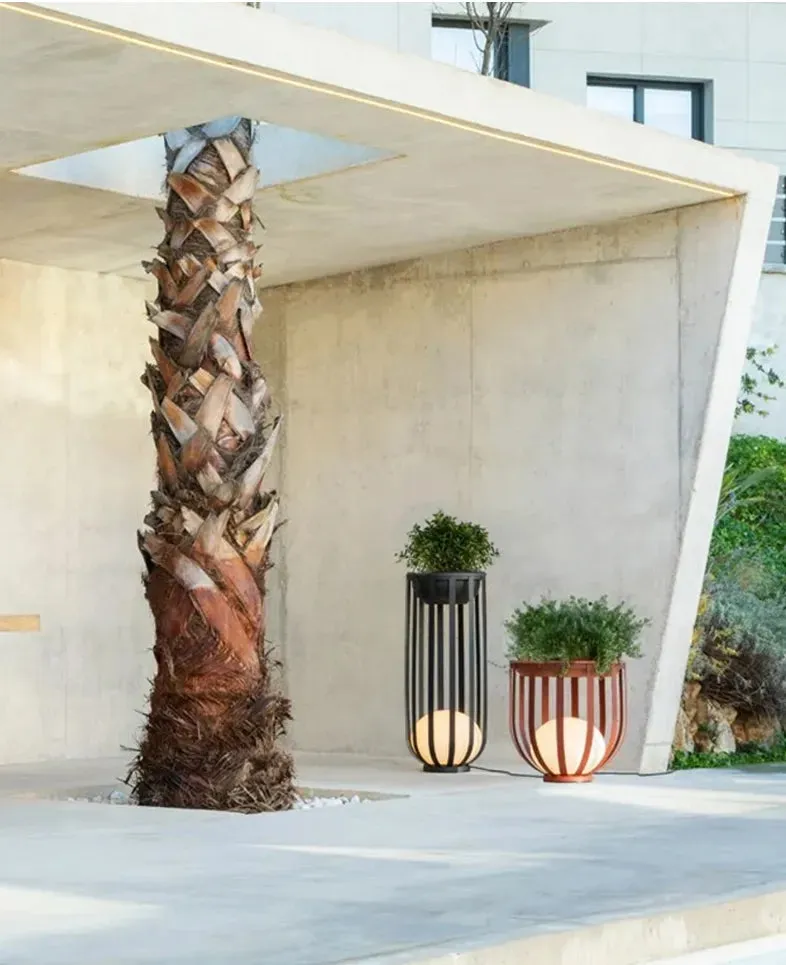 Outdoor Flower Pot Lamp