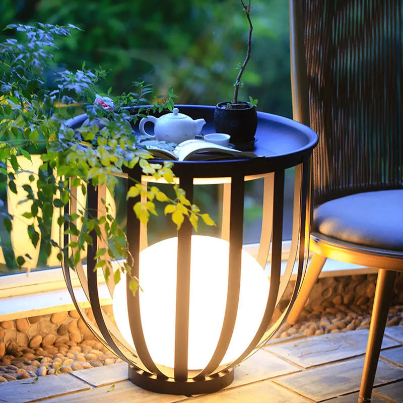 Outdoor Flower Pot Lamp