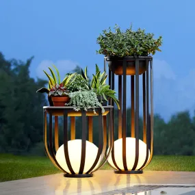 Outdoor Flower Pot Lamp