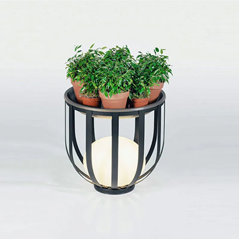Outdoor Flower Pot Lamp