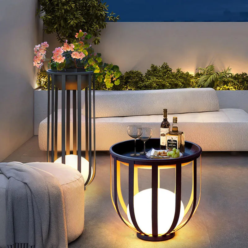 Outdoor Flower Pot Lamp