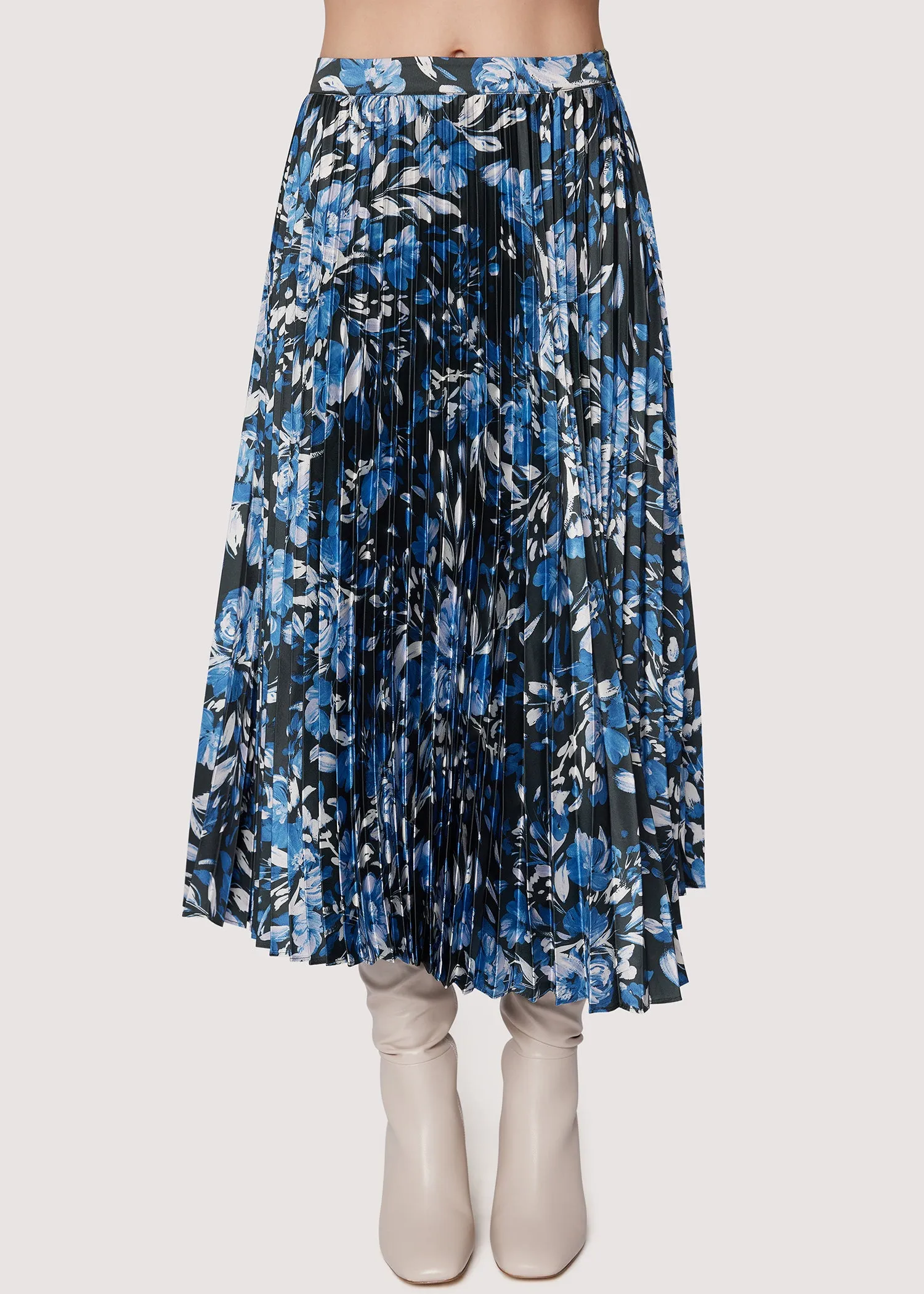 Parisian Bleu Midi Skirt
