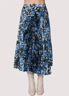Parisian Bleu Midi Skirt