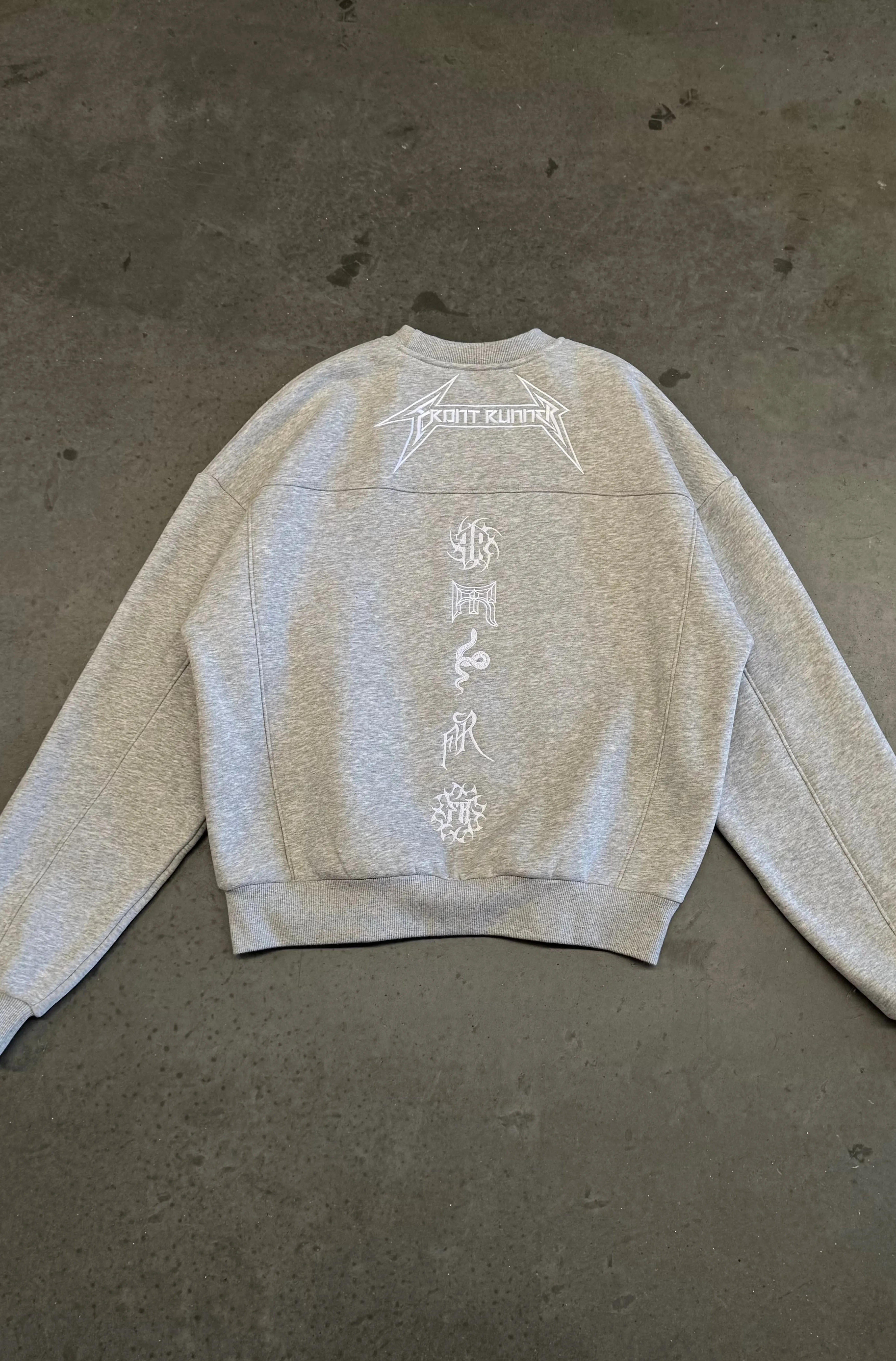 Pyro Crewneck - Grey Marle