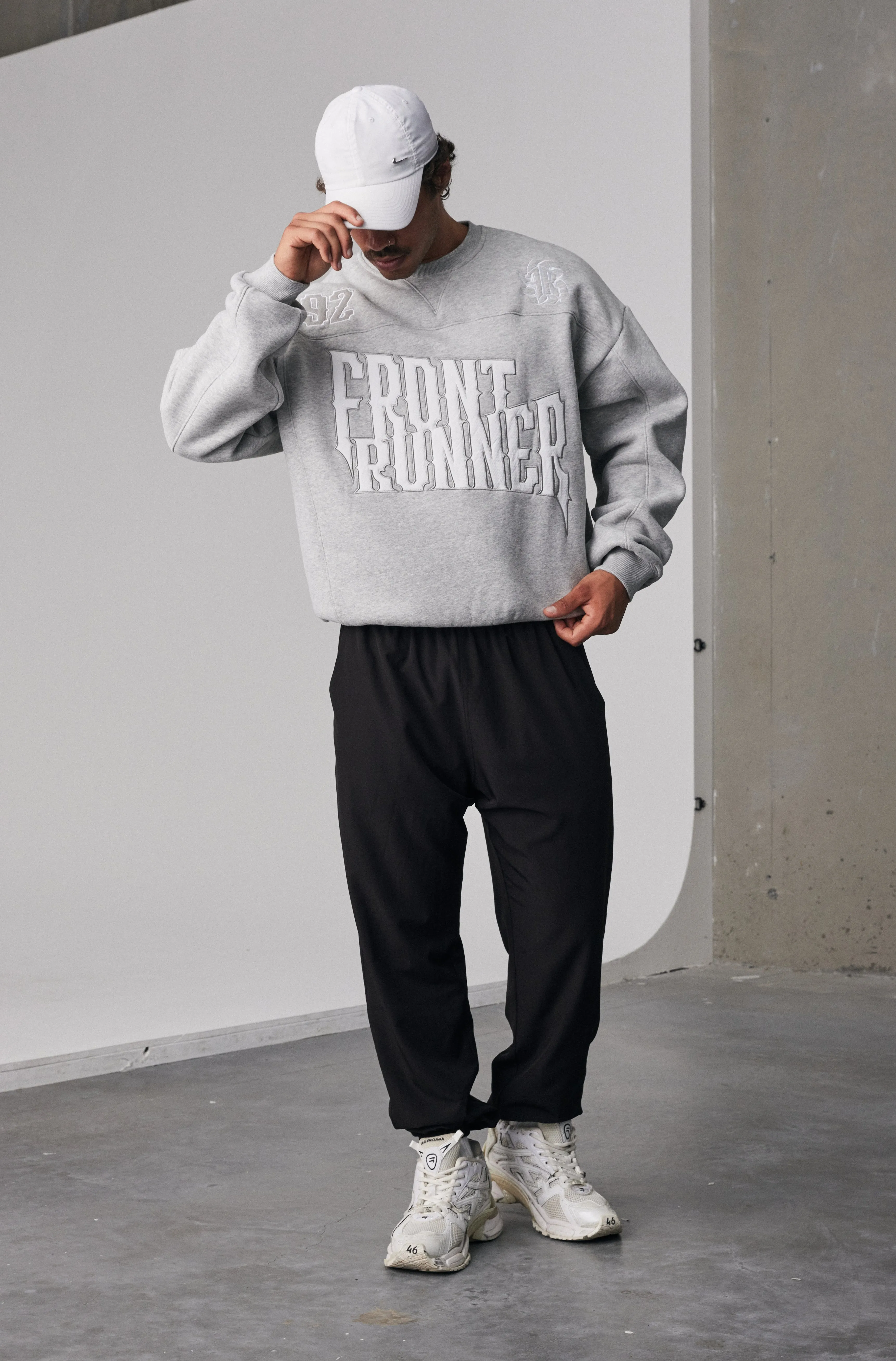 Pyro Crewneck - Grey Marle