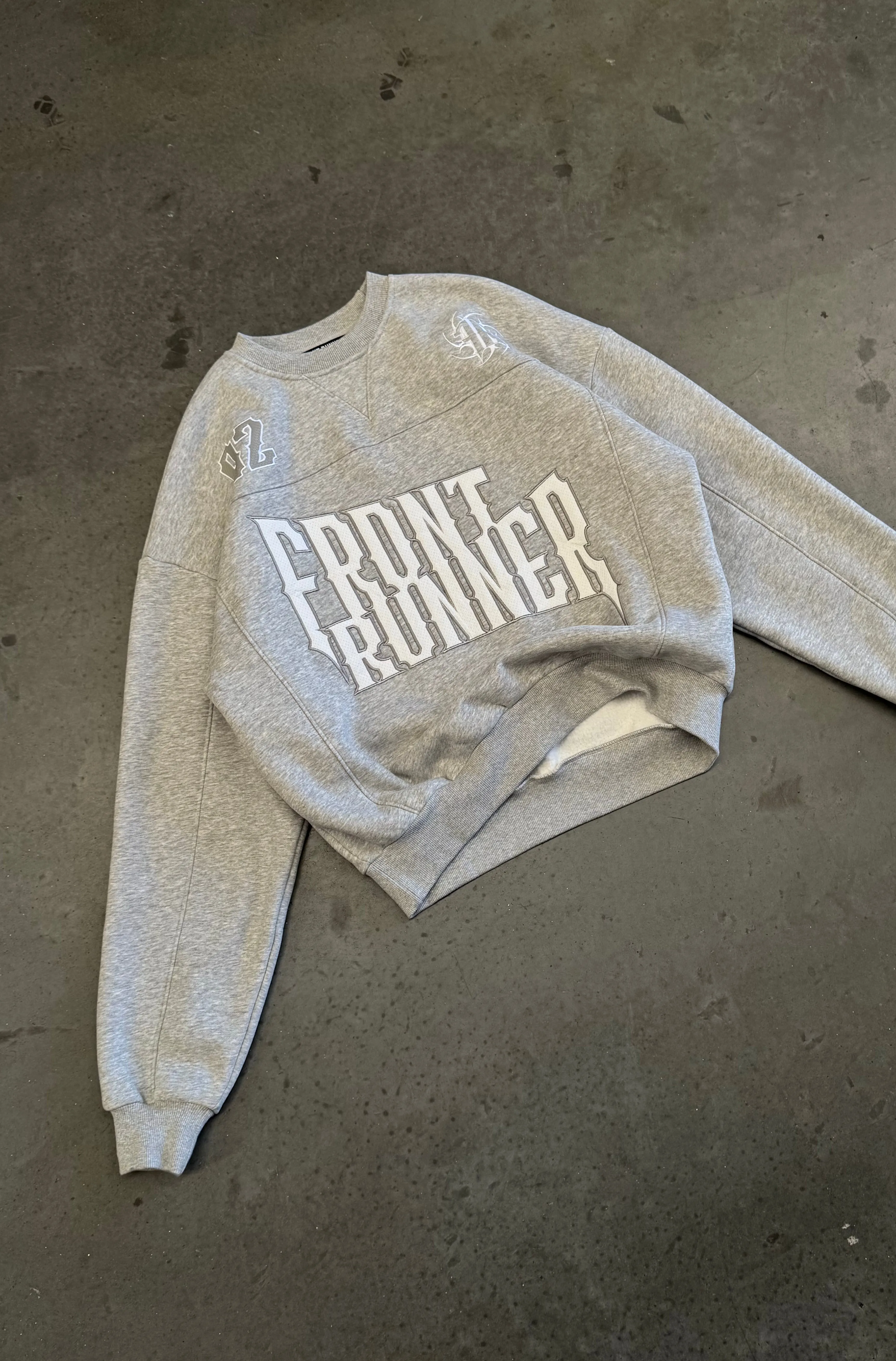 Pyro Crewneck - Grey Marle