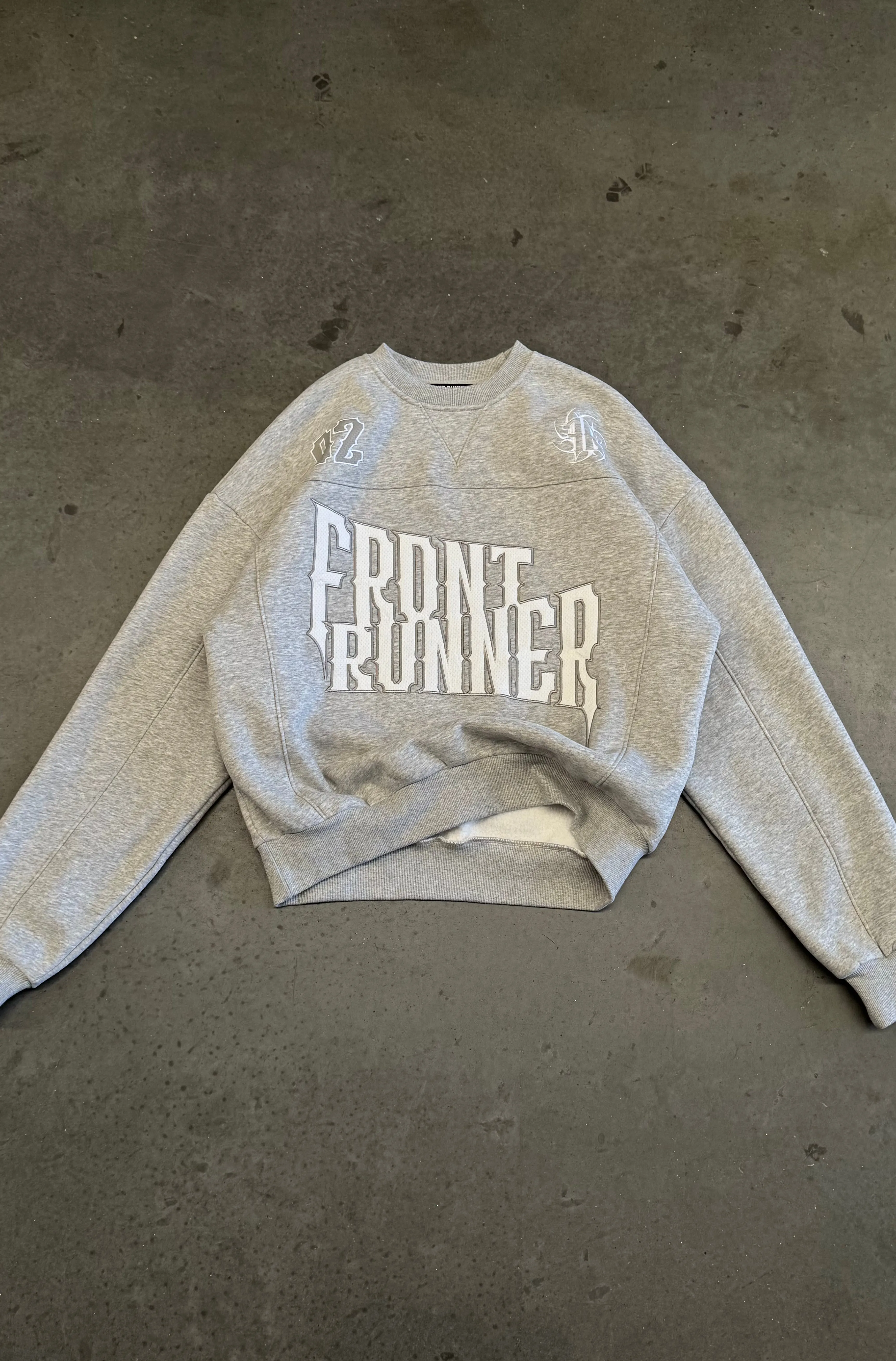 Pyro Crewneck - Grey Marle