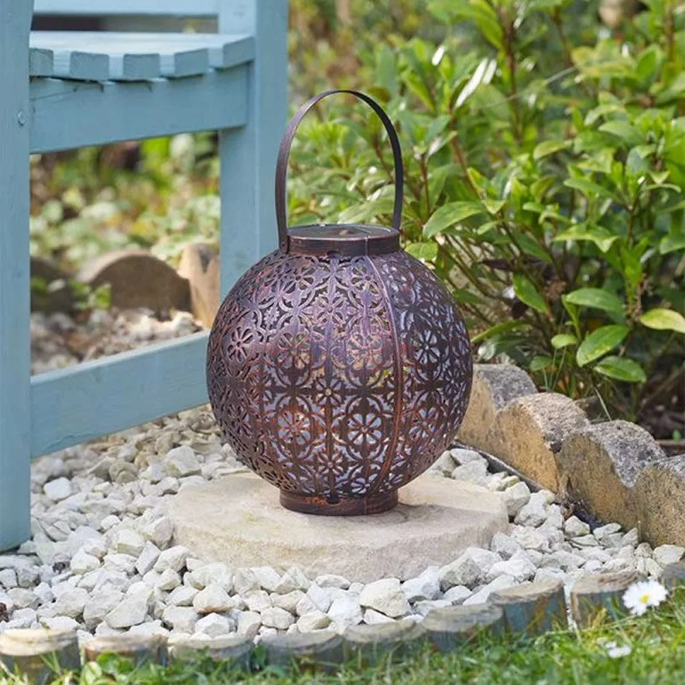 Smart Solar 3 Lumen Cool White Large Boulette Lantern