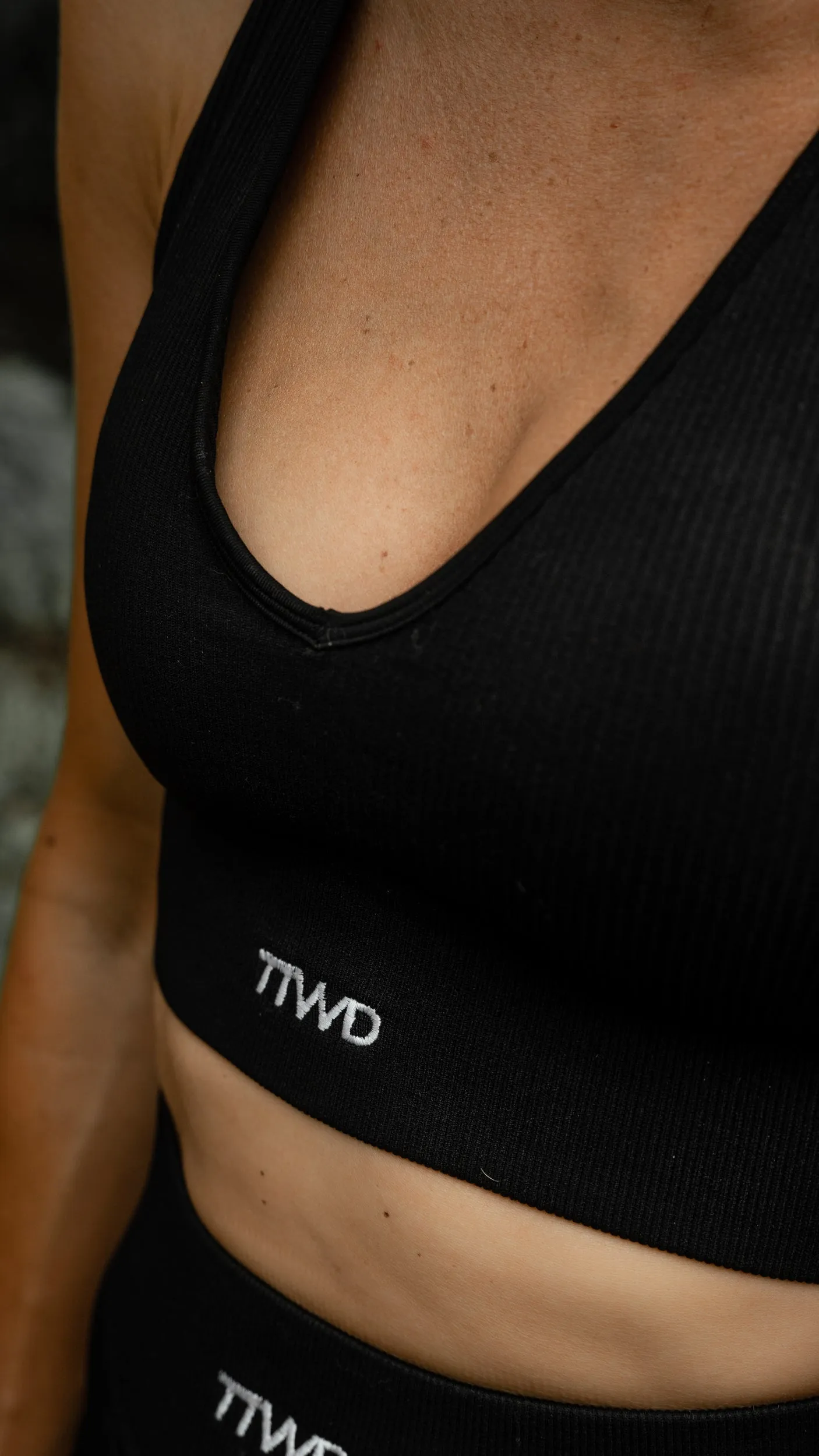 The TTWD Ribbed Women's Sports Bra