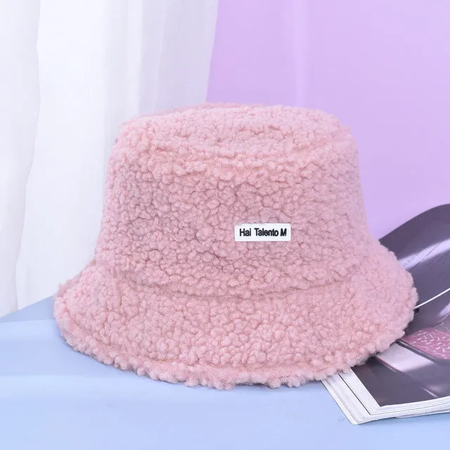 Wool Fashion Women Hat Solid Color Temperament Winter Cold Proof Hat