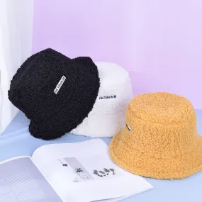 Wool Fashion Women Hat Solid Color Temperament Winter Cold Proof Hat