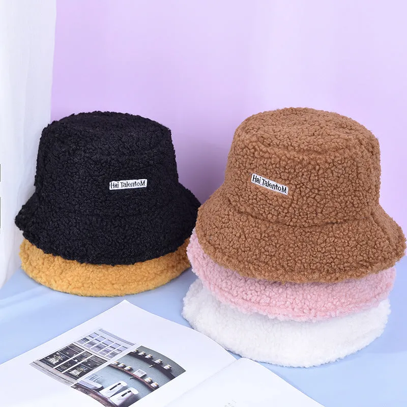 Wool Fashion Women Hat Solid Color Temperament Winter Cold Proof Hat